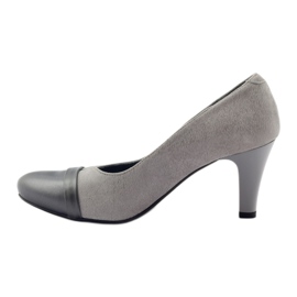 Damen-Lederpumps Grau Espinto 532/1 2