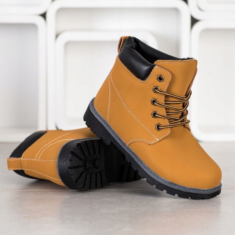 Bona Kalsic Senf Trapper gelb 1