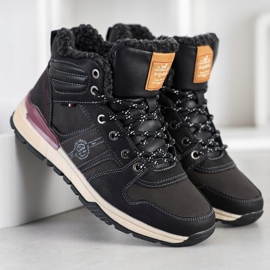 Arrigo Bello Schwarze Trekkingschuhe 1