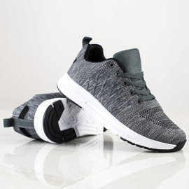 SHELOVET Leichte Sneaker zum Schnüren grau 1