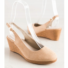 Goodin Bequeme Keilpumps braun 1