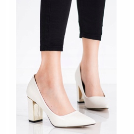 Goodin Stylische Pumps auf High Heels beige 1