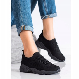 Filippo Schwarze Sportschuhe 1