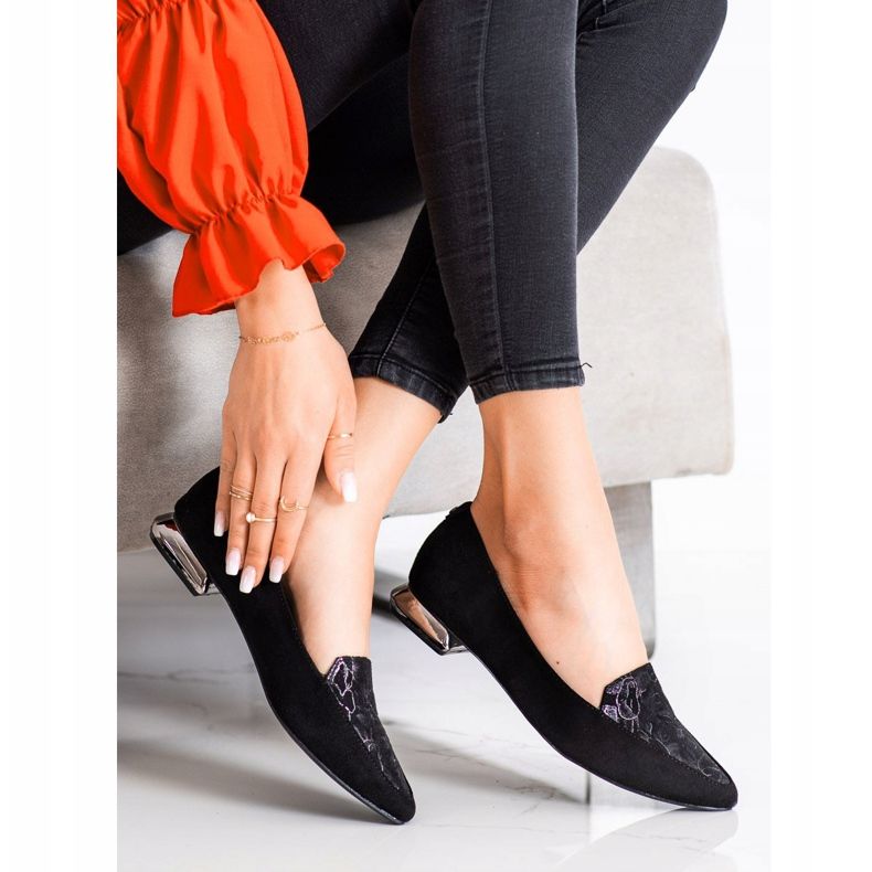 Goodin Modische Pumps in Spitz schwarz 1