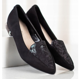 Goodin Modische Pumps in Spitz schwarz 2