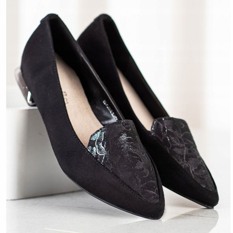 Goodin Modische Pumps in Spitz schwarz 2