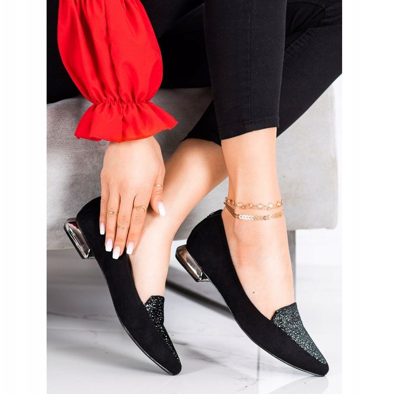 Goodin Modische Spike-Pumps schwarz 1