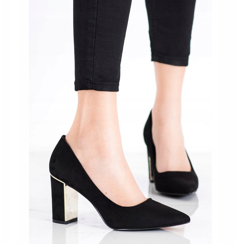 Goodin Stylische Pumps auf High Heels schwarz 1