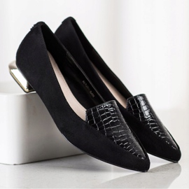 Goodin Modische Pumps in Spitz schwarz 2