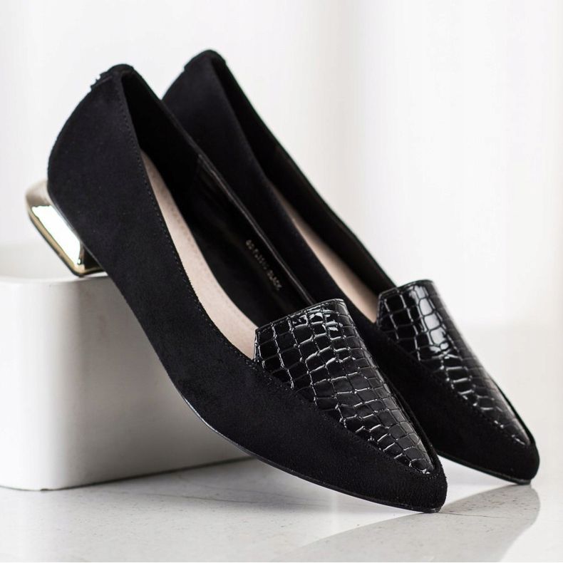 Goodin Modische Pumps in Spitz schwarz 2