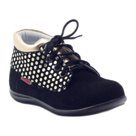 Mädchenstiefel Zarro 82/4 schwarz gold golden 1