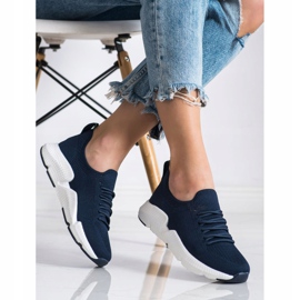 Damen Sneaker Big Star DD274581 marineblau 2