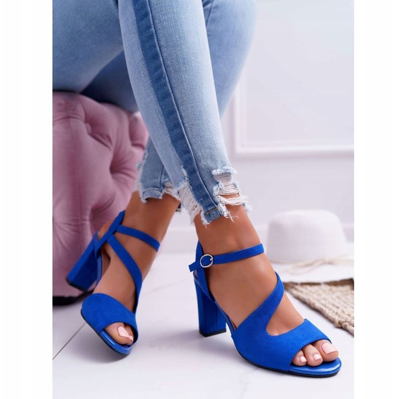 Sandalen On A Bar Sergio Leone SK868 Blau 2