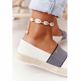 Espadrilles auf geflochtener Sohle Big Star HH274480 Weiß 1