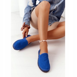 Big Star DD274A136 Marineblaue Espadrilles auf geflochtener Sohle navy blau 1