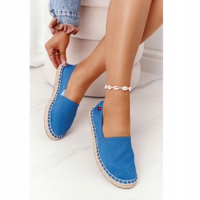 Espadrilles auf geflochtener Sohle Big Star DD274A152 Blau 2