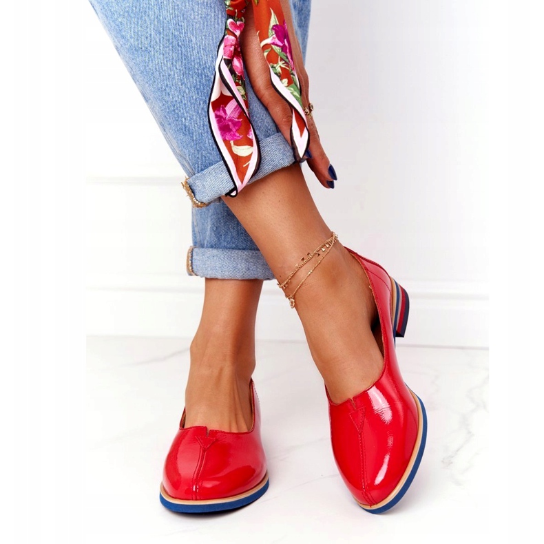 Lackierte Lederschuhe Maciejka 05035-08 Rot 3