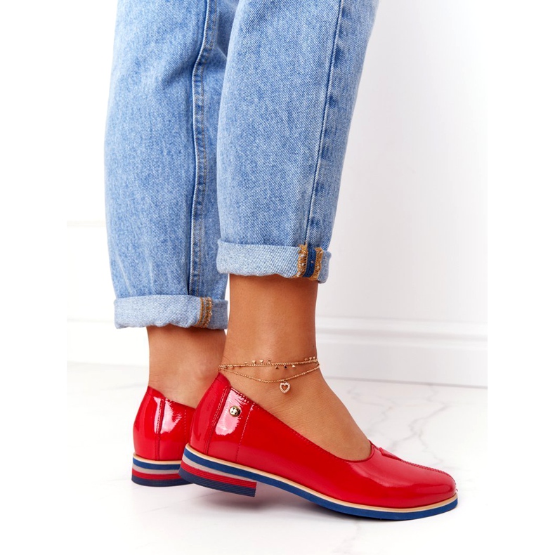 Lackierte Lederschuhe Maciejka 05035-08 Rot 2