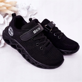 Kinder Sportschuhe Sneakers Big Star HH374184 Schwarz 2