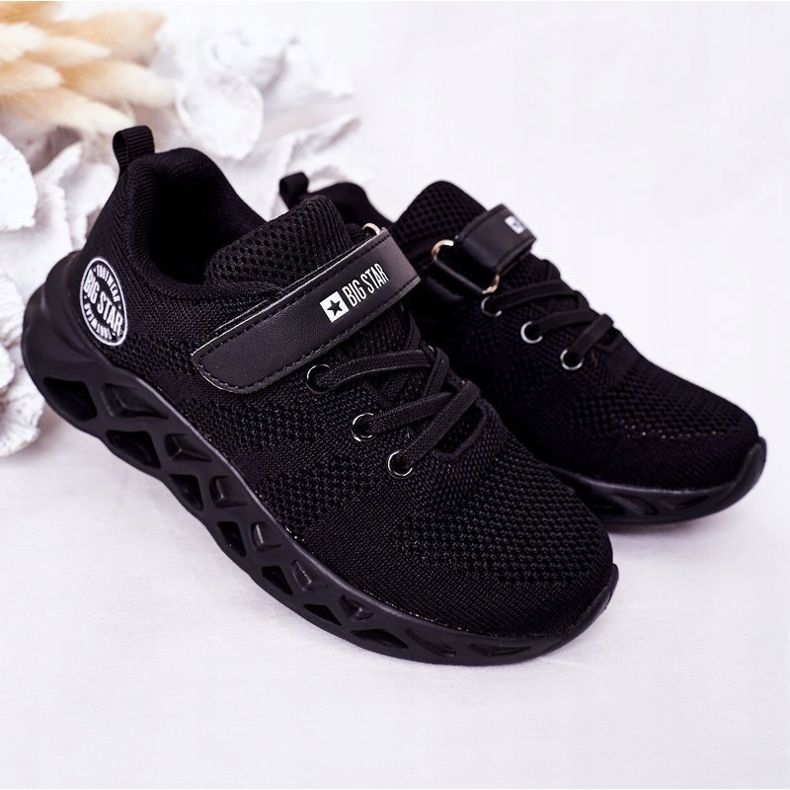 Kinder Sportschuhe Sneakers Big Star HH374184 Schwarz 2