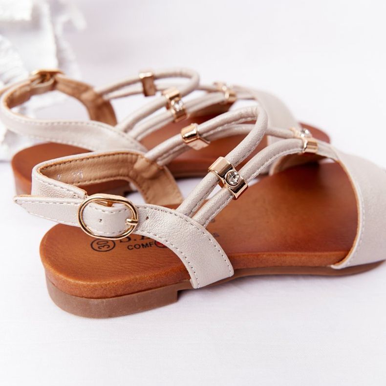 S.Barski Kindersandalen S. Bararski Comfort Beżowe beige 2