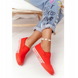 Damen Sneaker Slip-on Big Star HH274010 Rot 2