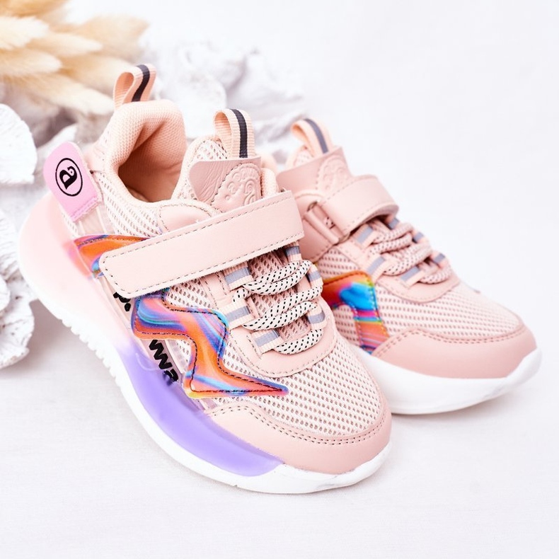 Apawwa Sportschuhe für Kinder Turnschuhe Pink Jump Jump rosa 2