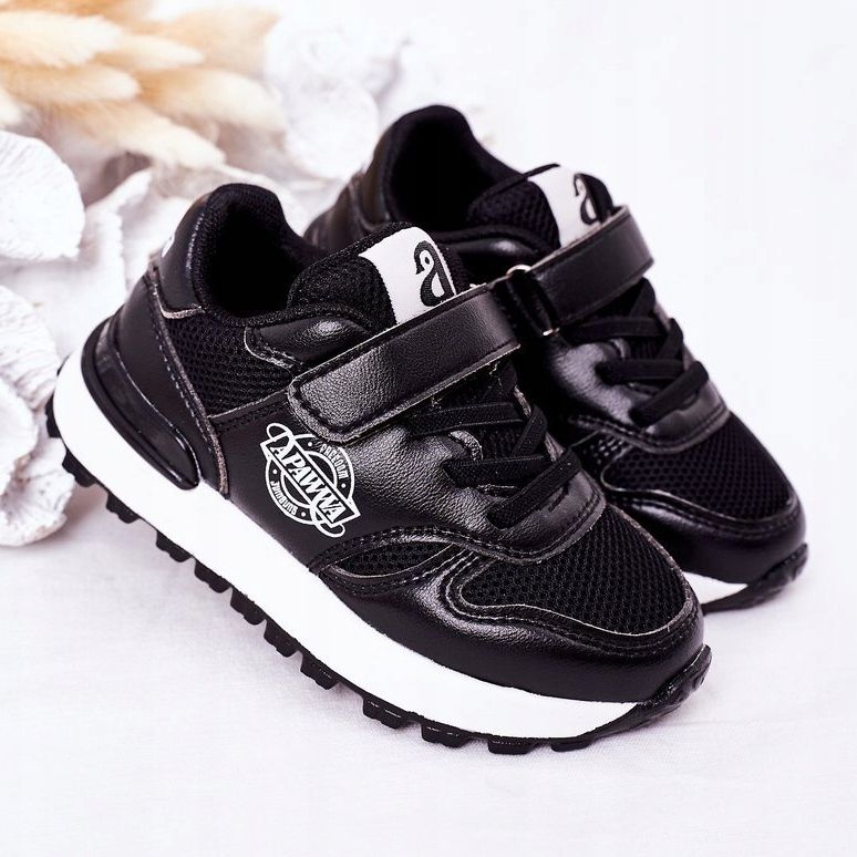 Apawwa Kinder Sportschuhe Sneakers Schwarz Skatepark 2