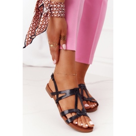 S.Barski Elegante Sandalen S. Barski 541-A1 Schwarz 1