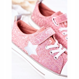 Kinder Sneaker mit Klettverschluss Big Star HH374027 Rosa 2