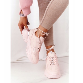 PG1 Damen-Sneaker auf einer massiven Sohle rosa Influencer 2