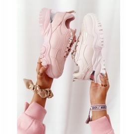 PG1 Damen-Sneaker auf einer massiven Sohle rosa Influencer 1