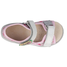 Befado präventive Kindersandalen 065X152 rosa silber- 2