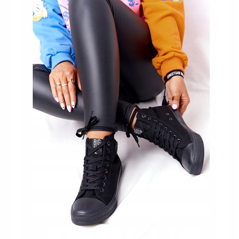 Hoher Sneaker Big Star FF274A170 Schwarz 3