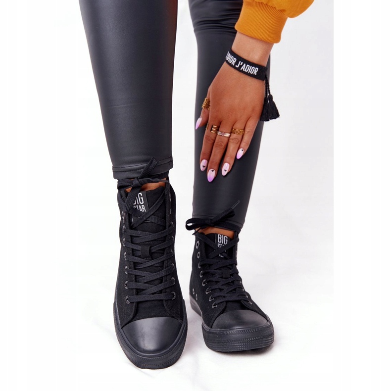 Hoher Sneaker Big Star FF274A170 Schwarz 4