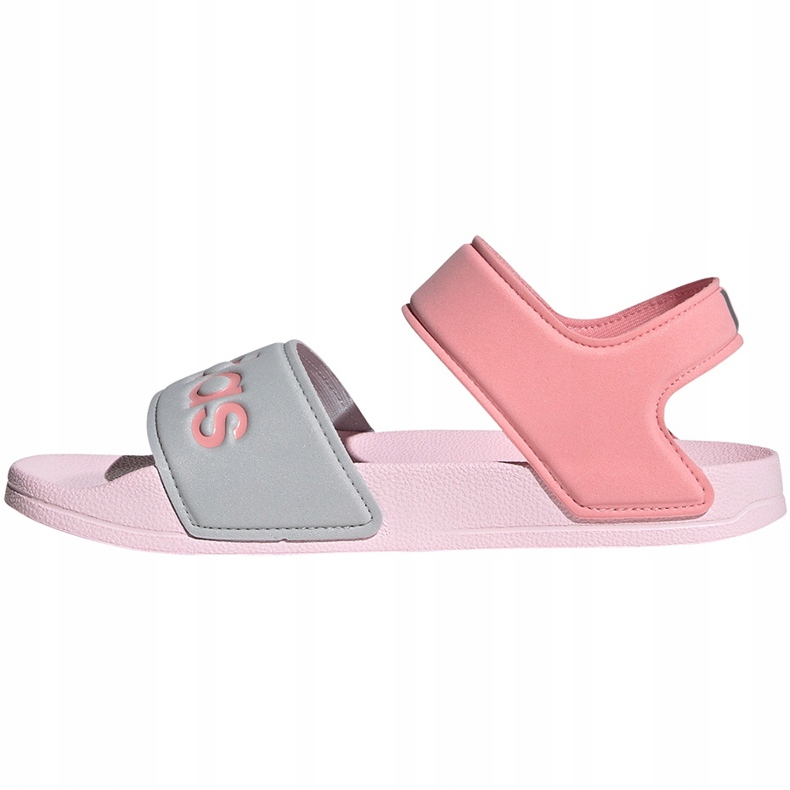 Sandalen für Kinder adidas Adilette Sandal K grau-pink FY8849 rosa 1