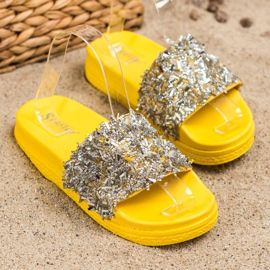 Seastar Modische Hausschuhe aus Kristall silber- 1