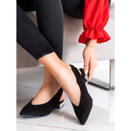 Goodin Schwarze Slip-On-Pumps 1