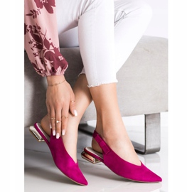 Goodin Stilvolle Pumps in Spitz rosa 1