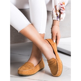 Super Me Camel Wildleder Loafer braun 1