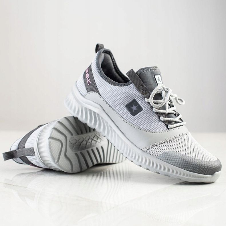 SHELOVET Leichte Sport-Sneaker grau 1