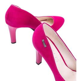 Pinke Pumps auf einem Blair-Stiletto-Absatz rosa 2