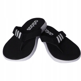 Adidas Herren Comfort Flip Flop schwarze Hausschuhe EG2069 weiß 1