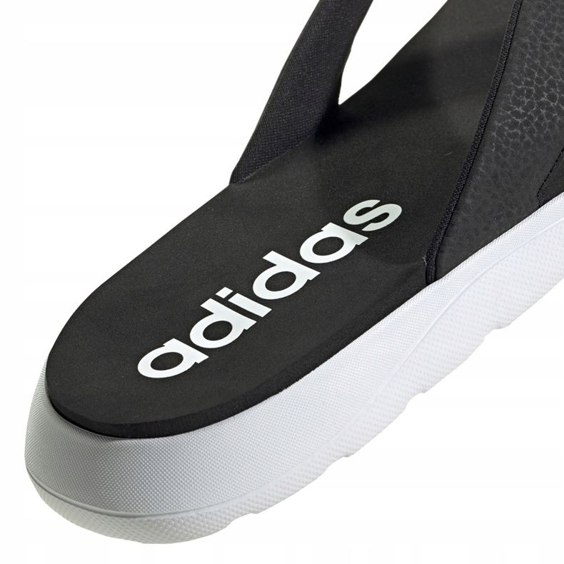 Adidas Herren Comfort Flip Flop schwarze Hausschuhe EG2069 weiß 3
