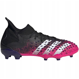 Adidas Predator Freak.1 Fg Jr FW7528 Fußballschuhe schwarz 1