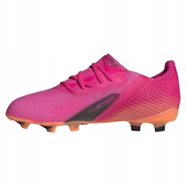 Adidas X Ghosted.1 Fg Jr FW6956 Fußballschuhe rosa, orange rosa 1