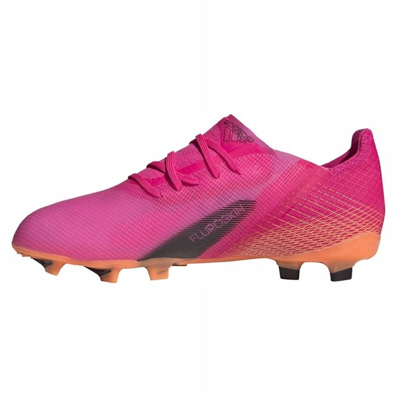 Adidas X Ghosted.1 Fg Jr FW6956 Fußballschuhe rosa, orange rosa 1