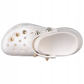 Crocs Classic Bae Glitter Stud Clog W 206783-100 weiß golden 2