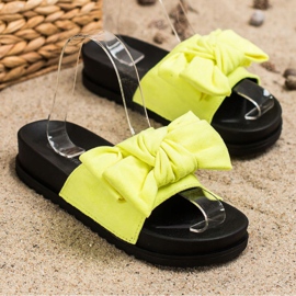 Seastar Hausschuhe mit Schleife gelb 1