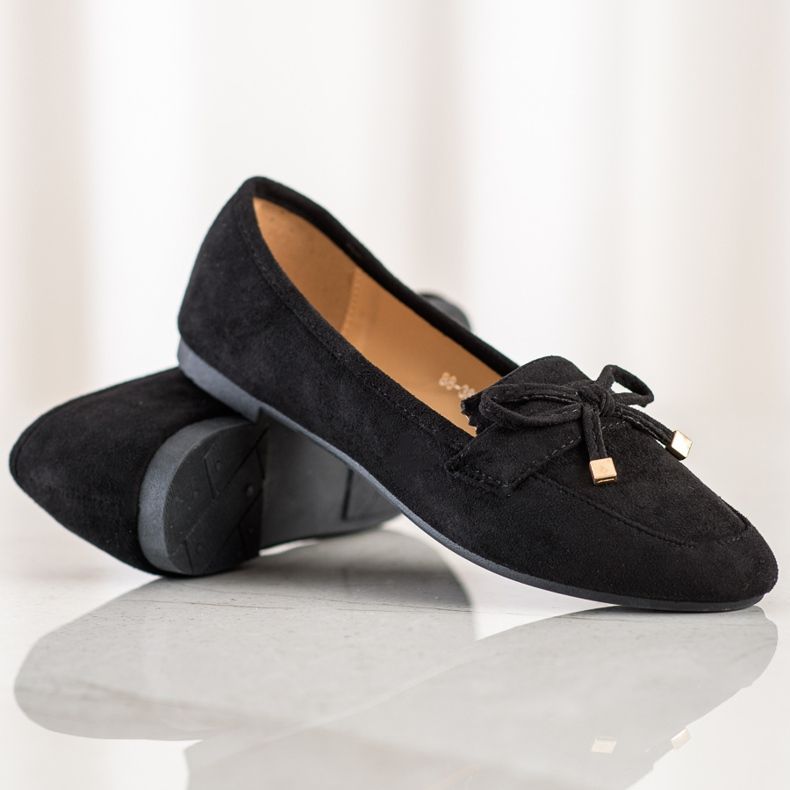 Anesia Paris Slipper mit Schleife schwarz 1